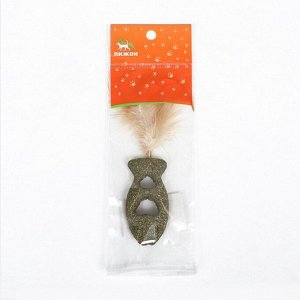 Игрушка для кошек из прессованной кошачьей мяты «Ажурная рыба», 6.5 см