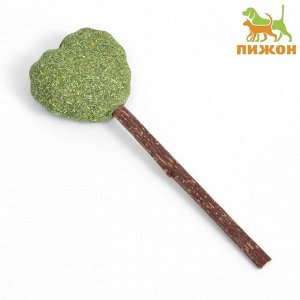 Игрушка для кошек из кошачьей мяты «Сердце» на палочке из мататаби, 13 см