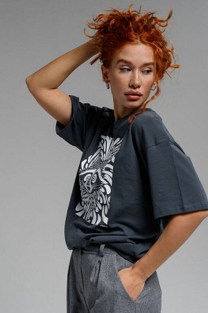 8506 Футболка женская оверсайз