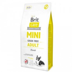 Brit Care MINI Adult сухой корм для собак мини пород Ягненок 0,4кг