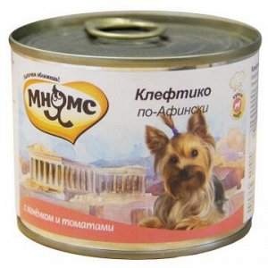 Мнямс Клефтико по-Афински влажный корм для собак Ягненок с томатами 200гр консервыАКЦИЯ!
