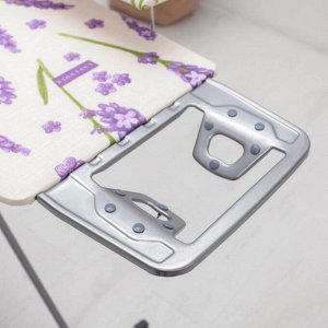 Доска гладильная Nika «Ника 3», 123x34,5 см, два положения высоты 70,85 см, цвет МИКС