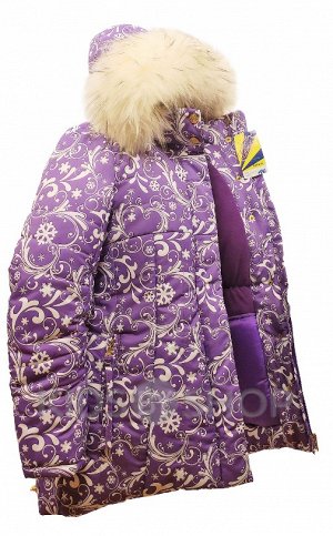 TOMAS, зимняя куртка Виктория сирень-С 122-152