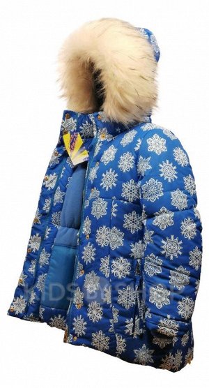 TOMAS, зимняя куртка Виктория синий-С 122-152