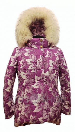 TOMAS, зимняя куртка Виктория сирень-Л 122-152
