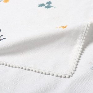 Скатерть Этель "Полевые цветочки" 146х110+/-2см, рогожка 176 г/м2, 100% хл