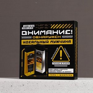 Подарочный набор косметики «Идеальный мужчина», гель для душа 250 мл и шампунь 250 мл, HARD LINE