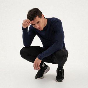 Рашгард мужской Resport, 50, цвет синий, базовый, с длинным рукавом