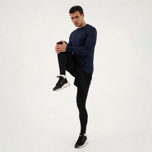Рашгард мужской Resport, 50, цвет синий, базовый, с длинным рукавом