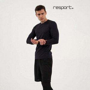 Рашгард мужской Resport, 50, цвет чёрный, базовый, с длинным рукавом