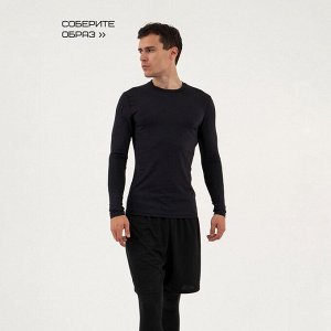 Рашгард мужской Resport, 50, цвет чёрный, базовый, с длинным рукавом