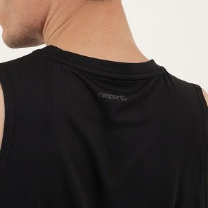 Майка мужская Resport, бифлекс, (48), чёрная