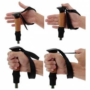 Палки трекинговые maclay Alu 100, телескопические, 2 шт.
