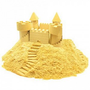 Набор песочница из фанеры + Космический песок желтый 3 кг