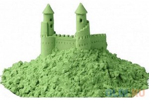 Набор песочница из фанеры + Космический песок зеленый 3 кг