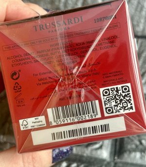 Мужские духи Primo Trussardi 30 мл. Оригинал