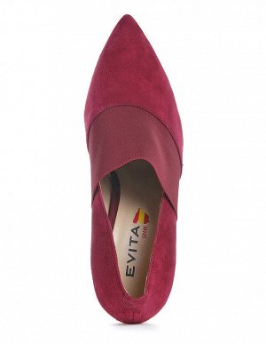 Туфли EVITA, Бордовый