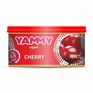 Ароматизатор с растит. наполнителем "Yammy", Органик, баночка "Cherry" 42 гр. (1/60) D021