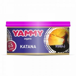 Ароматизатор с растит. наполнителем "Yammy", Органик, баночка "Katana "42 гр.