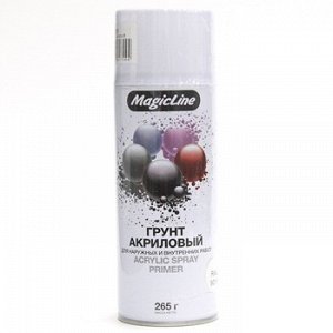 Грунт-аэрозоль "MagicLine" Белый, аэрозоль 265ml (1/12) 930