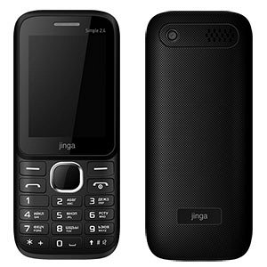 Телефон сотовый Jinga Simple 2.4 чёрный