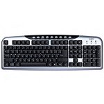 Клавиатура CBR KB 300M, 107 кл. + 9 доп. кл., USB