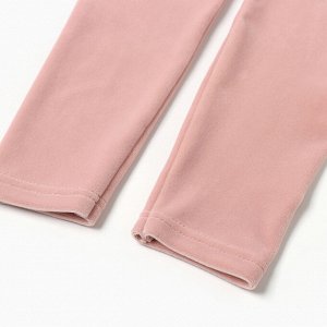 Костюм детский (свитшот, лосины) KAFTAN Plushy 32 (110-116), розовый