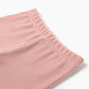 Костюм детский (свитшот, лосины) KAFTAN Plushy 32 (110-116), розовый