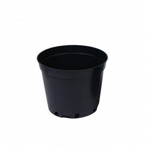 Горшок для рассады, 5 л, d=22 см, h=18 см, чёрный, Greengo