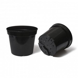 Горшок для рассады, 20 л, d=35.5 см, h=30.5 см, чёрный, Greengo