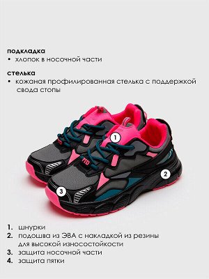 Полуботинки для девочек