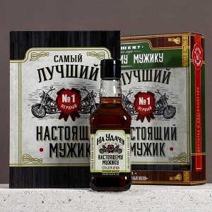 Подарочный набор мужской: гель для душа виски 250 мл и ежедневник
