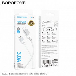 Кабель зарядный BOROFONE BX107 1м зарядка и передача данных