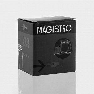 Заварочный чайник Magistro «Шейди», 500 мл, металлическое сито, стекло