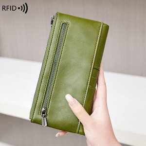 Кошелек женский, большой, RFID - защита, экокожа