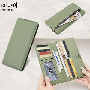 Кошелек женский, большой, RFID - защита, экокожа