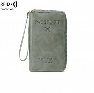 Кошелек женский, большой, RFID - защита, экокожа