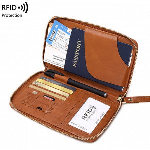 Кошелек женский, большой, RFID - защита, экокожа