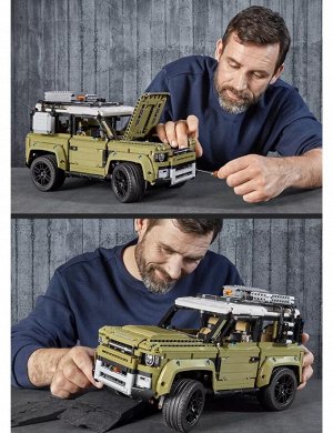 Конструктор машина Land Rover Defender 2573 деталей / Конструктор иашина
