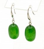 Серьги из хризопраза. 8531055ХП