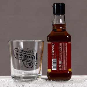 Подарочный набор «Первому во всём», гель для душа виски 250 мл и стакан для виски, Чистое счастье