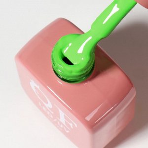 Гель лак для ногтей, однотонный, 3-х фазный, 10 мл, LED/UV, цвет зелёный (275)