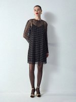 Платье мини с блеском, PL1515/midnight