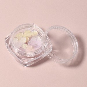 Фигурки для декора «Сахарные сердечки», объёмные, разноцветные