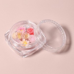 Фигурки для декора «Цветочный рай», объёмные, МИКС