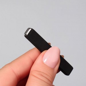 Магнит для лака, 6x1x0.5 см, резиновая ручка, чёрный