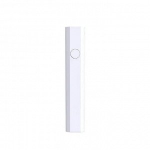 Лампа для маникюра LUF-08, UV/LED, 1 диод, 3 Вт, от батареек, белая