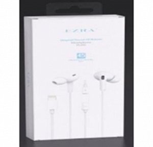 Наушники Apple (Lightning) проводн. Ezra 1A 220W 1,2м белый 1 шт / шт / 18033-32 / 552945