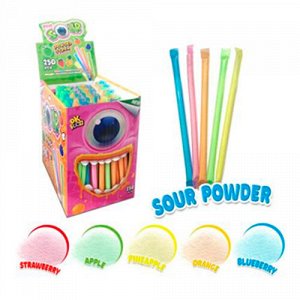 Канди Клаб Сахарный порошок, кисленький в трубочке Mini Sour Powder tube 2 гр