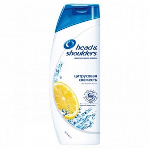 HEAD & SHOULDERS Шампунь для волос от перхоти и бальзам 2в1 Цитрусовая свежесть 400мл
